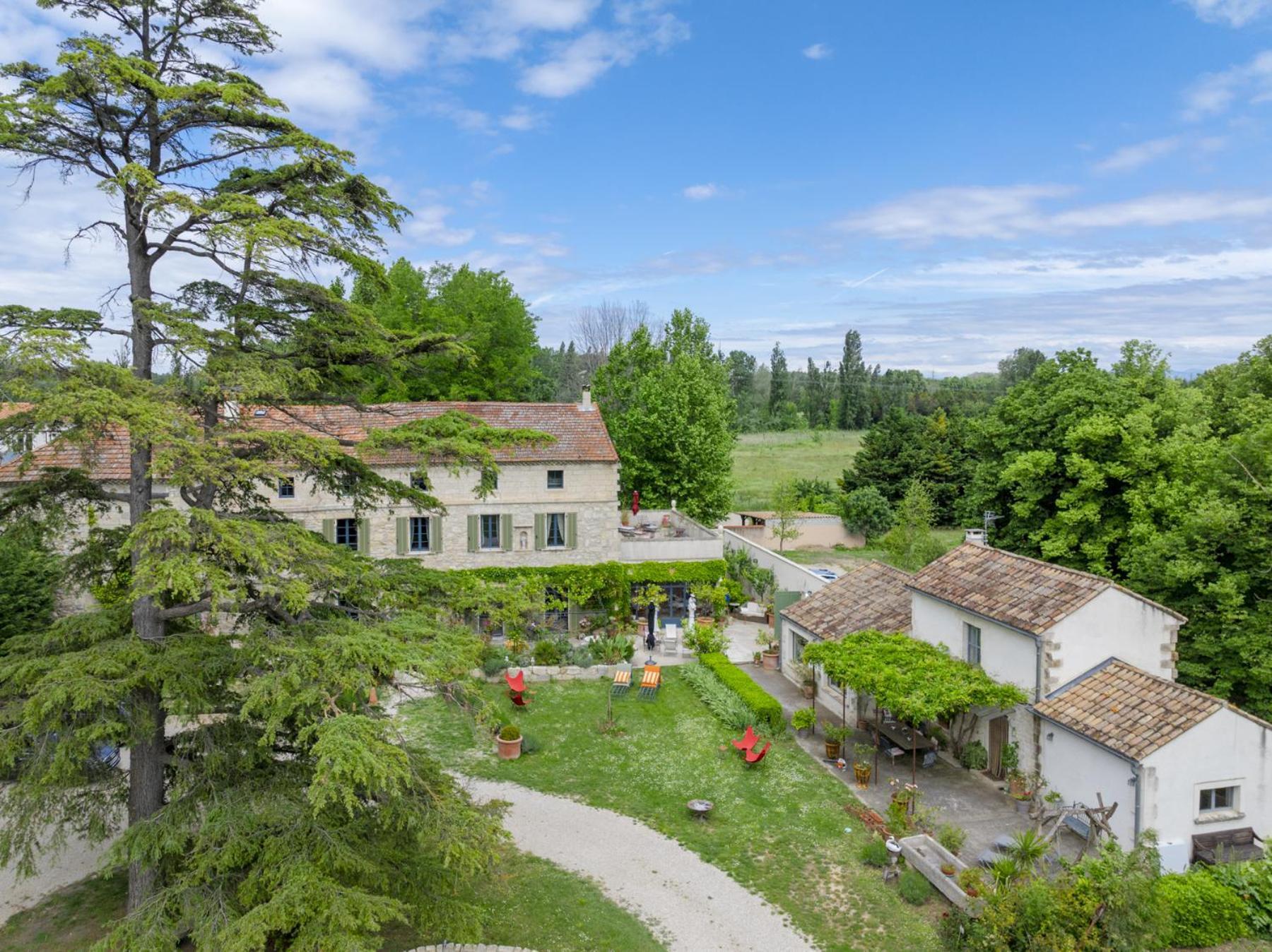 Bed and Breakfast Bastide de Bellegarde Aviñón Exterior foto